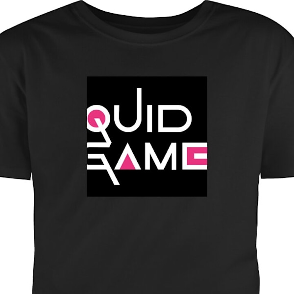 T-shirt til Voksen | Klassisk Voksen T-shirt Squid Game sort S