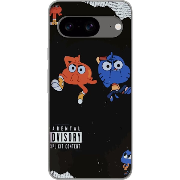 Google Pixel 8 Gennemsigtig cover Gumball og Darwin