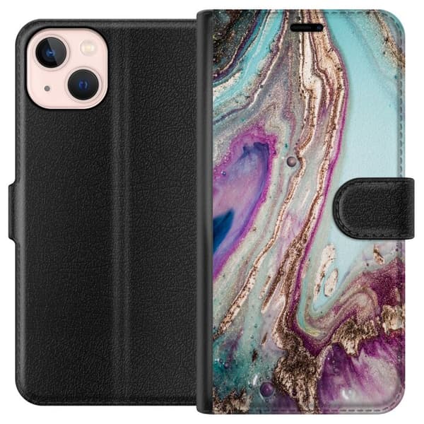 Kompatibel Tegnebogsetui til Apple iPhone 13 mini Eventyr
