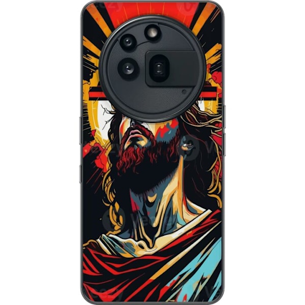 Nothing Phone (3a) Pro Läpinäkyvä kuori Jeesus ja Kortti -