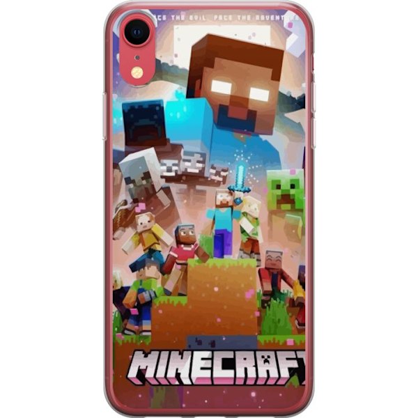 Apple iPhone XR Genomskinligt Skal Minecraft