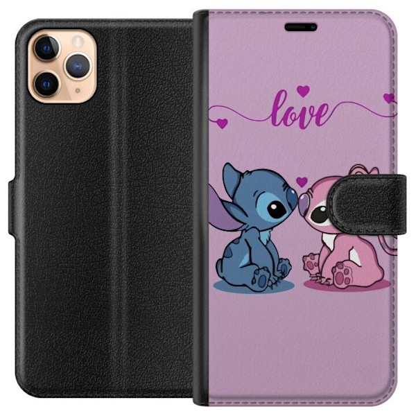 Apple iPhone 11 Pro Max Lompakkokotelo Lilo & Stitch – Angel