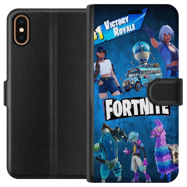 Apple iPhone X Lompakkokotelo Fortnite