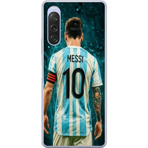 Sony Xperia 10 V Läpinäkyvä kuori Messi