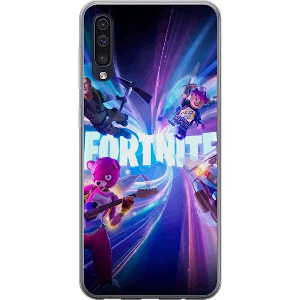 Samsung Galaxy A50 Läpinäkyvä kuori Fortnite