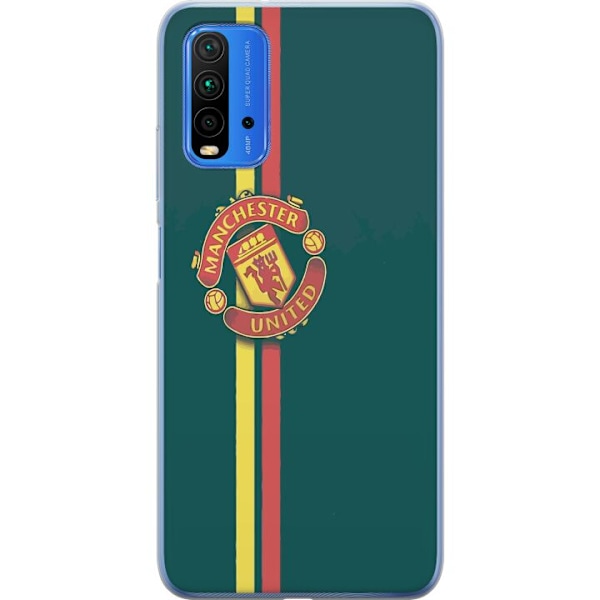 Xiaomi Redmi Note 9 4G Gennemsigtig cover Manchester United F.