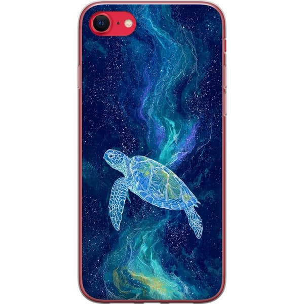 Kompatibelt Mobildeksel til Apple iPhone 7 Havssköldpadda i stjärnhimmel blå