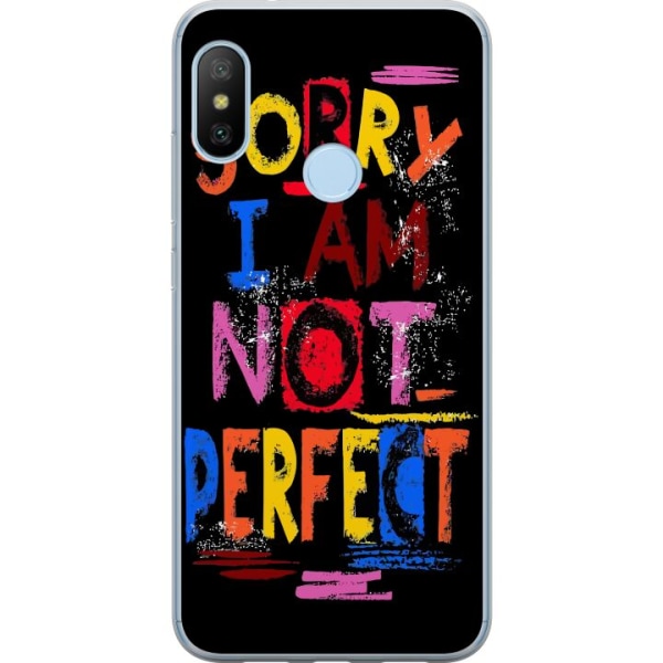 Xiaomi Mi A2 Lite Gennemsigtig cover Sorry