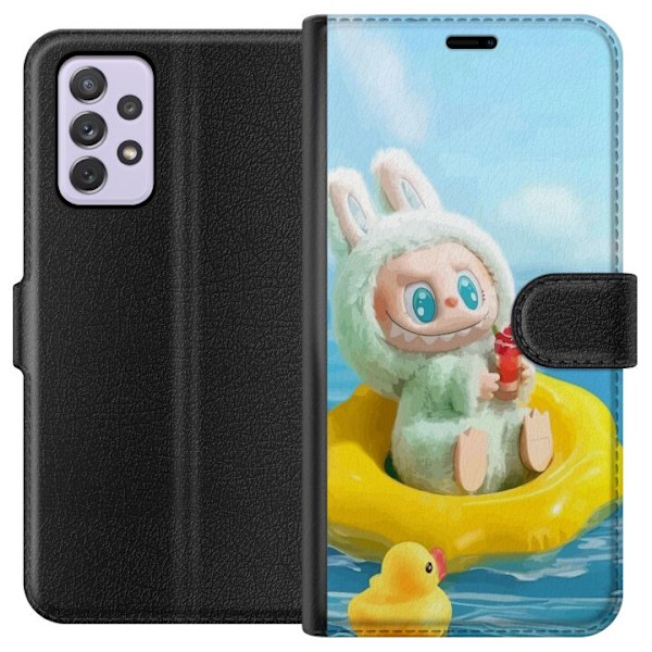 Samsung Galaxy A52s 5G Lompakkokotelo Labubu Macaron-sarja