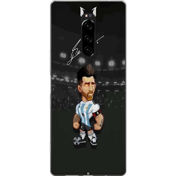 Sony Xperia 1 Gennemsigtig cover Messi