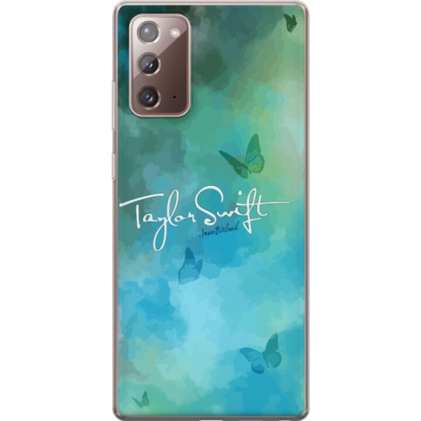 Samsung Galaxy Note20 Läpinäkyvä kuori Taylor Swift