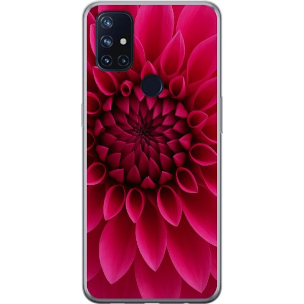 OnePlus Nord N10 5G Läpinäkyvä kuori Rosecore