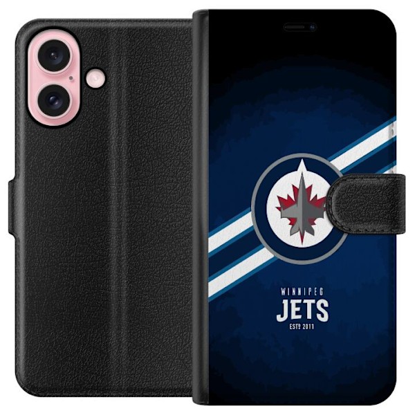 Apple iPhone 16 Lompakkokotelo Winnipeg Jets (NHL)