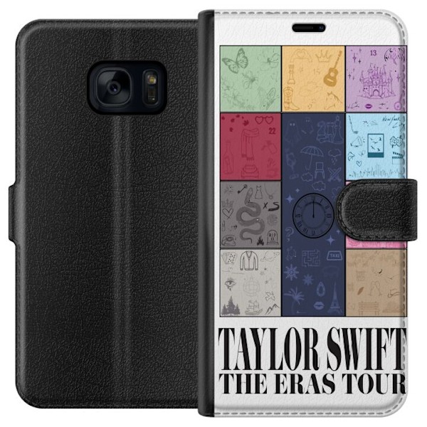 Samsung Galaxy S7 Plånboksfodral Taylor Swift Färger