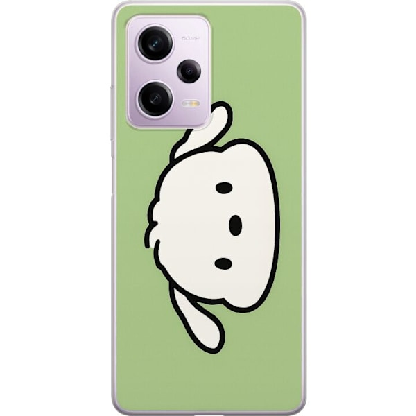 Xiaomi Redmi Note 12 Pro Läpinäkyvä kuori Snoopy Flip