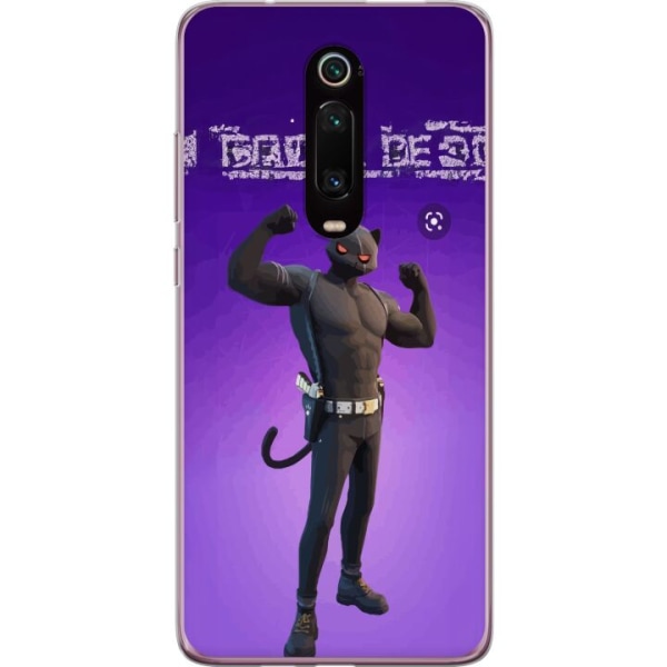 Xiaomi Mi 9T Pro  Läpinäkyvä kuori Fortnite - Meowscles