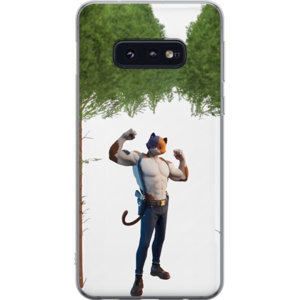 Samsung Galaxy S10e Gennemsigtig cover Fortnite - Meowscles