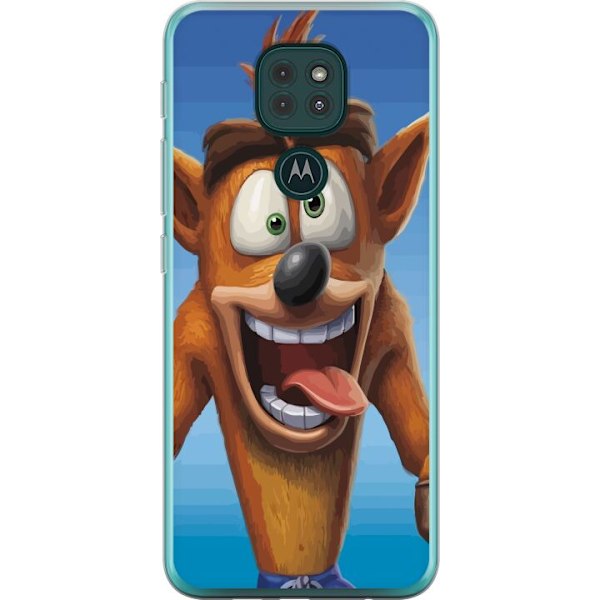 Motorola Moto G9 Play Gennemsigtig cover Crash Bandicoot