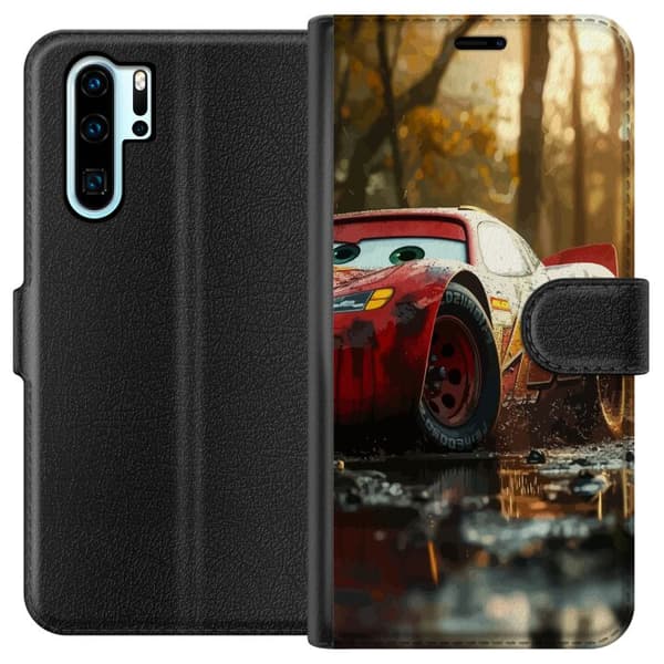 Kompatibelt Lommeboketui til Huawei P30 Pro Biler