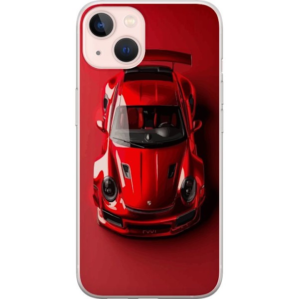 Apple iPhone 13 Läpinäkyvä kuori Porsche