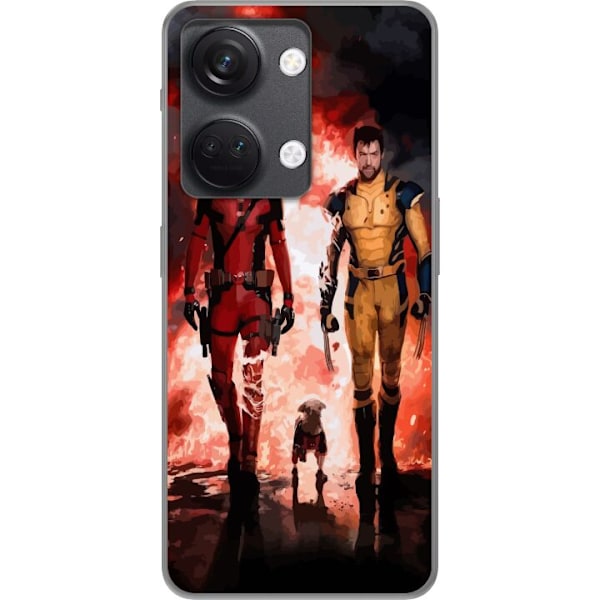 OnePlus Nord 3 Gjennomsiktig deksel Wolverine Deadpool