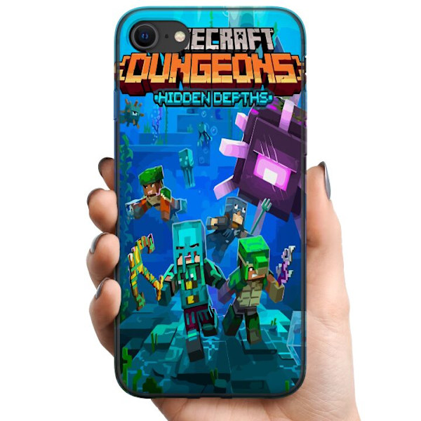 Apple iPhone 8 TPU Mobilcover Minecraft