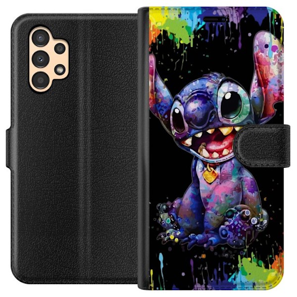 Samsung Galaxy A13 Lompakkokotelo Lilo ja Stitch
