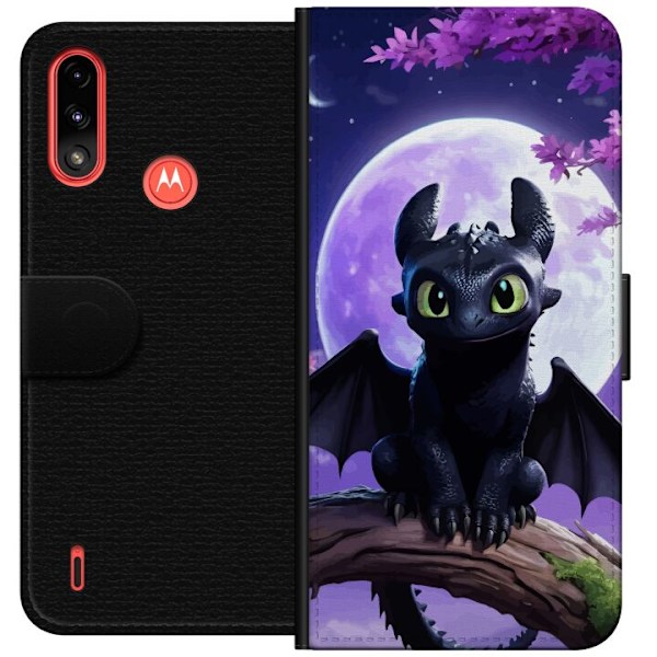 Motorola Moto E7 Power Plånboksfodral Draktränaren How to Train Your Dragon