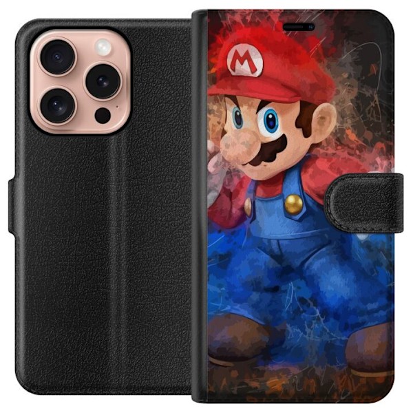 Apple iPhone 16 Pro Tegnebogsetui Super Mario Bros