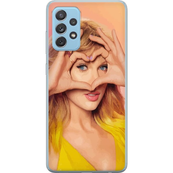 Samsung Galaxy A72 5G Gennemsigtig cover Taylor Swift