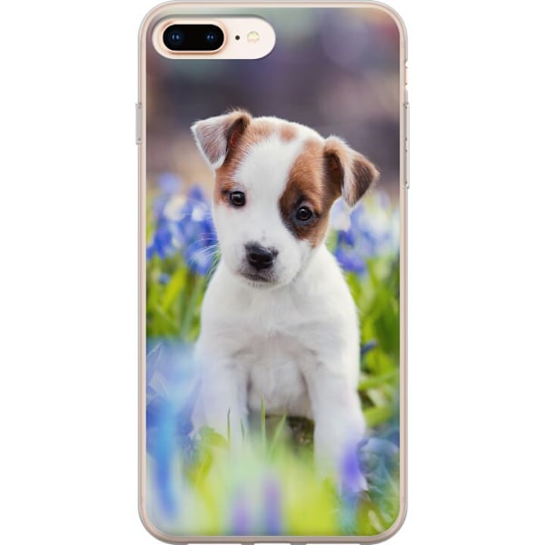 Apple iPhone 7 Plus Läpinäkyvä kuori Koira