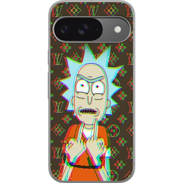 Google Pixel 9 Pro Gennemsigtig cover Rick and Morty