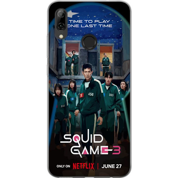 Huawei P smart 2019 Läpinäkyvä kuori Squid Game Kausi 3 TV-sarjan hahmot Suositut TV-sarja Motiivit Ikoni Jännitys Draama Aasialainen suunnittelu