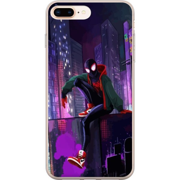 Apple iPhone 8 Plus Läpinäkyvä kuori Fortnite - Spider-Man
