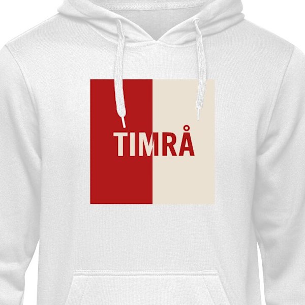 Hoodie för Vuxen | Bekväm Huvtröja Timrå – Hockey vit S