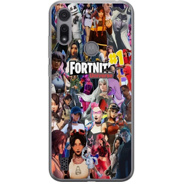 Motorola Moto E6i Genomskinligt Skal Fortnite