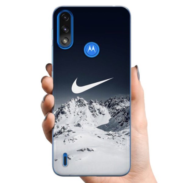 Motorola Moto E7 Power TPU Mobilcover Nike