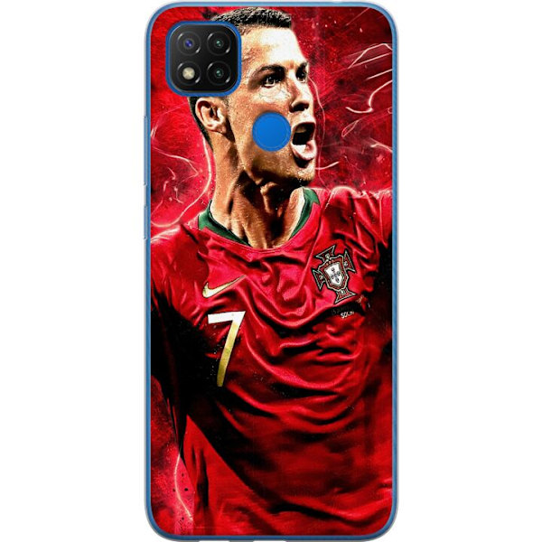 Xiaomi Redmi 9C NFC Läpinäkyvä kuori Cristiano Ronaldo