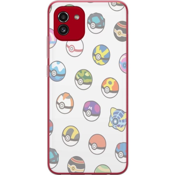 Samsung Galaxy A03 Gjennomsiktig deksel Pokemon