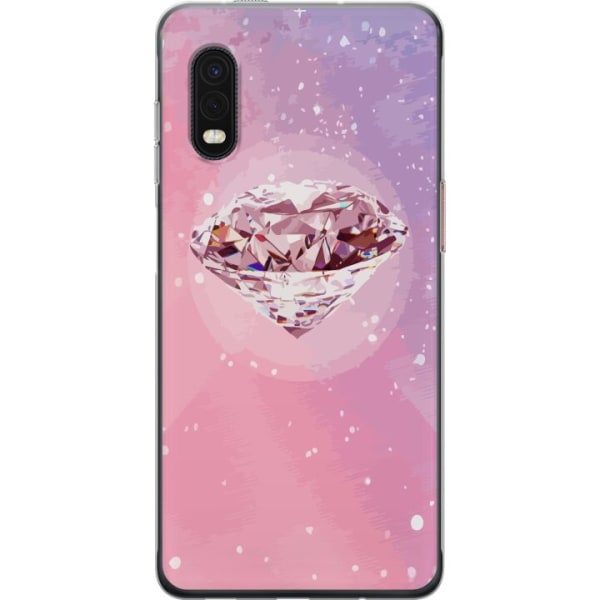 Samsung Galaxy Xcover Pro Gjennomsiktig deksel Glitter Diamant