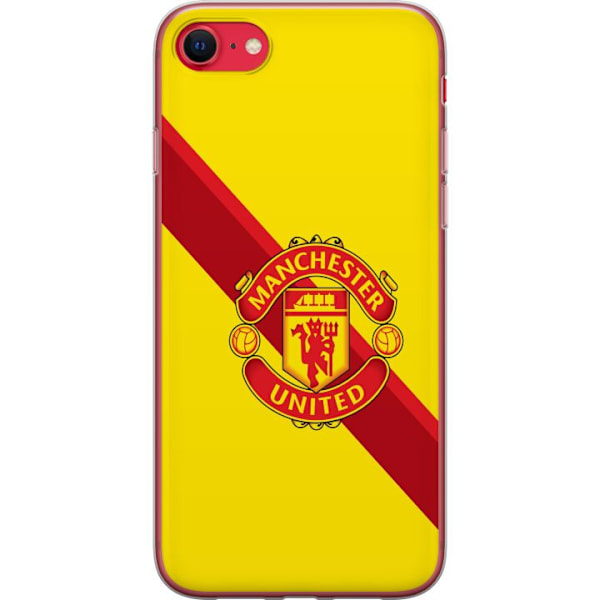 Apple iPhone 16e Genomskinligt Skal Manchester United FC