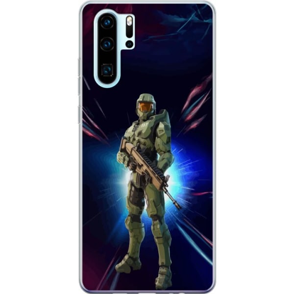 Huawei P30 Pro Gennemsigtig cover Fortnite - Master Chief