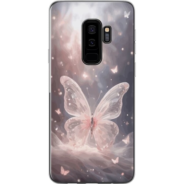 Samsung Galaxy S9+ Läpinäkyvä kuori Perhonen