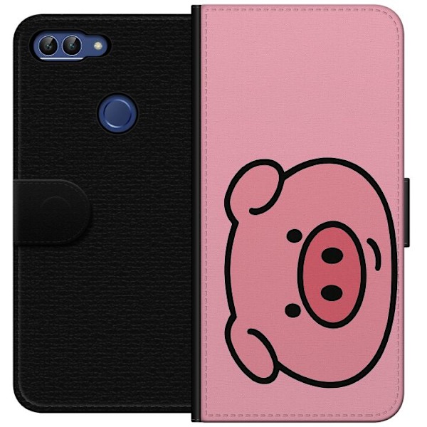Huawei P smart Lommeboketui Kawaii Piggy