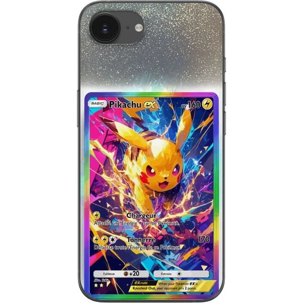 Kompatibelt Mobildeksel til Apple iPhone 16e Pikachu gul
