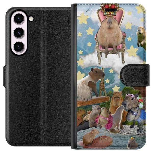 Kompatibelt Plånboksfodral till Samsung Galaxy S23+ Capybara