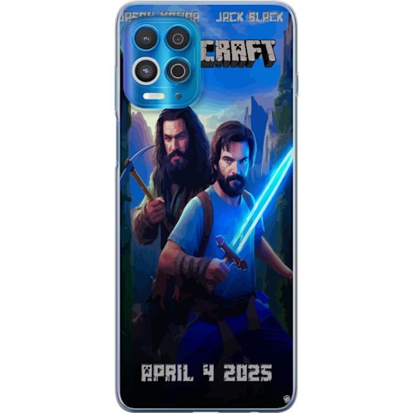 Motorola Edge S Läpinäkyvä kuori Minecraft-elokuva