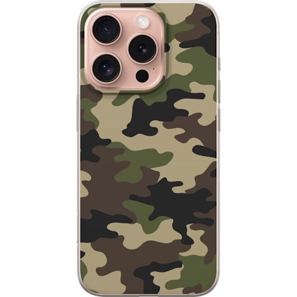 Apple iPhone 16 Pro Gennemsigtig cover Militær