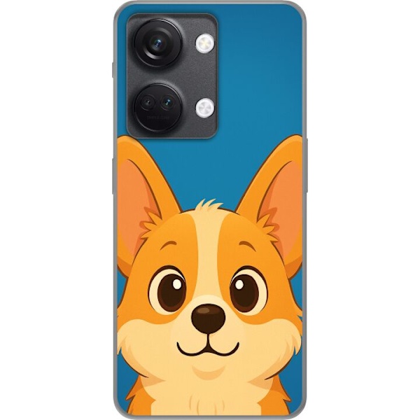 OnePlus Nord 3 Läpinäkyvä kuori Hello Corgi
