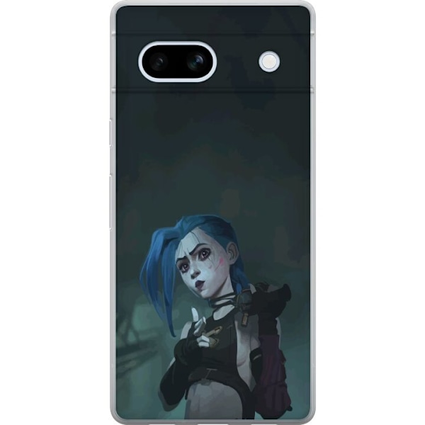 Google Pixel 7a Genomskinligt Skal Arcane, League of Legends